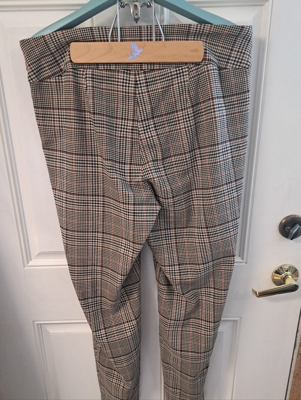 NEW DIRECTIONS Plaid Pants - Tan/Black - Picture 2 of 8